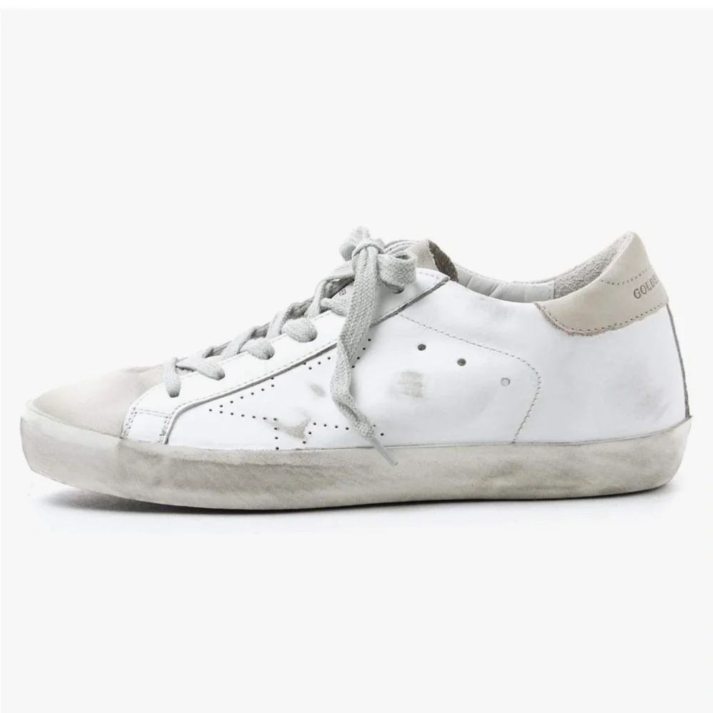 Golden Goose Deluxe Brand Ladies Superstar White Skate Sneaker - IT39/US9 - Picture 3 of 7